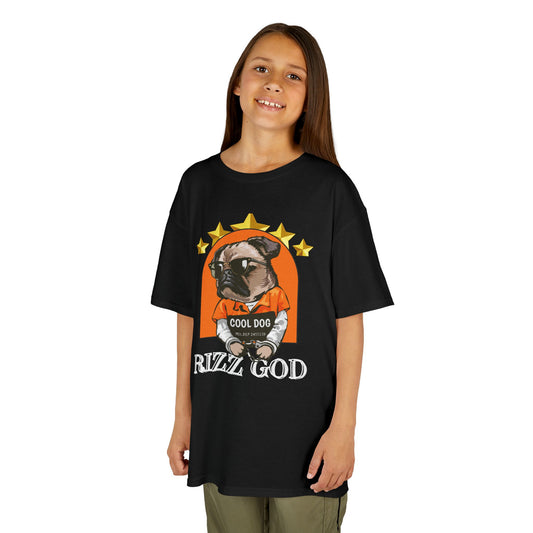 Rizz God Kids Heavy Cotton Tee