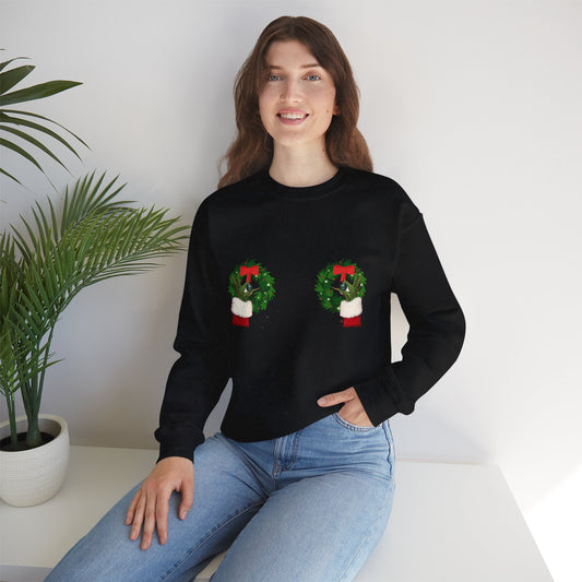 Festive Grinch Crewneck Sweatshirt