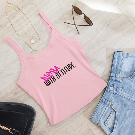 Diosa With Attitude Women’s Crop Tank Top Shirt